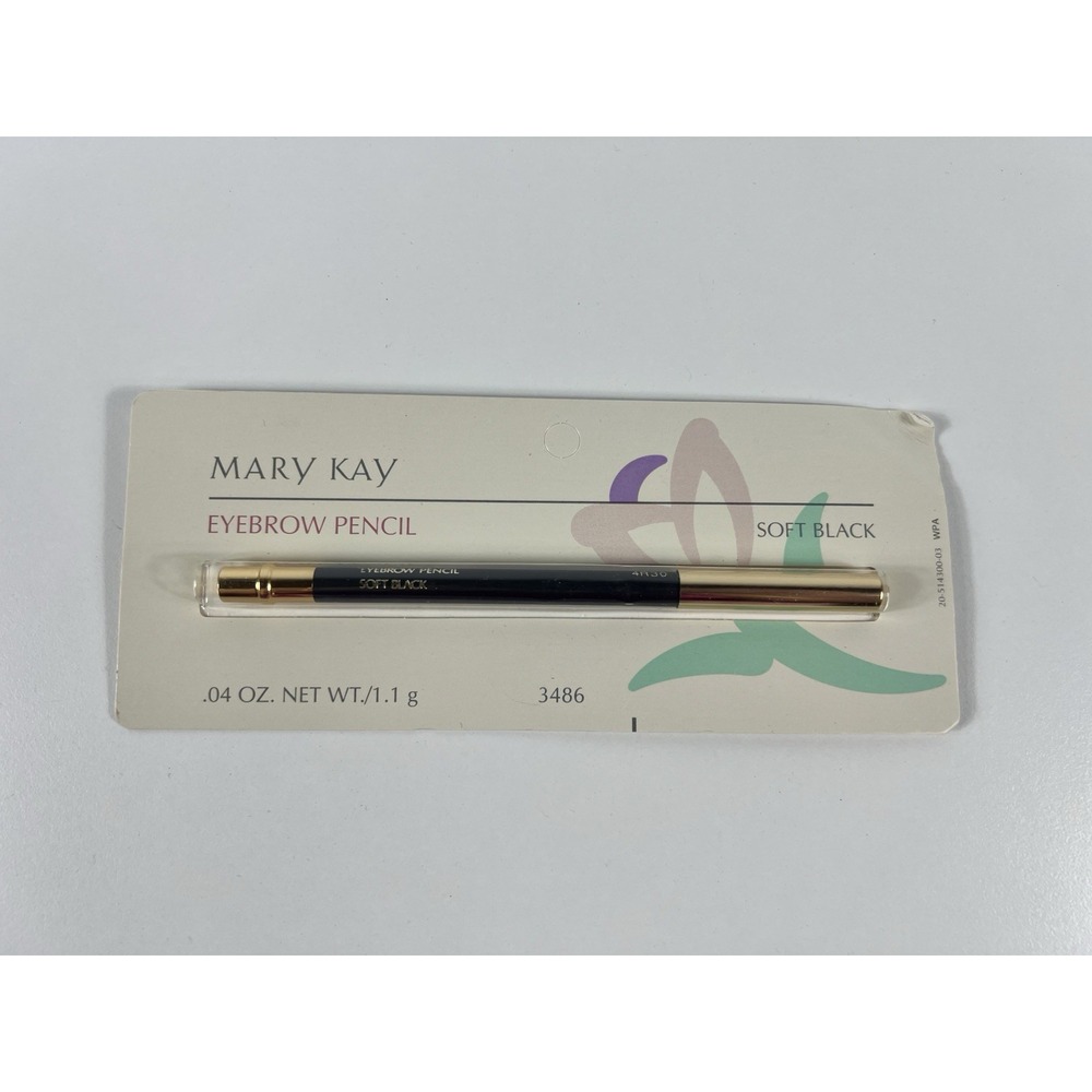 Mary Kay Eyebrow Pencil Soft Black .04 oz New in Package Makeup NOS Vintage
